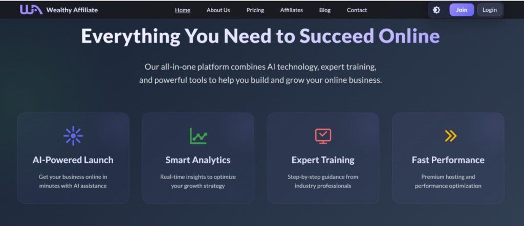 Affiliate Marketing Starter Guide for Seniors
Wealthy Affiliate How to Succeed Online