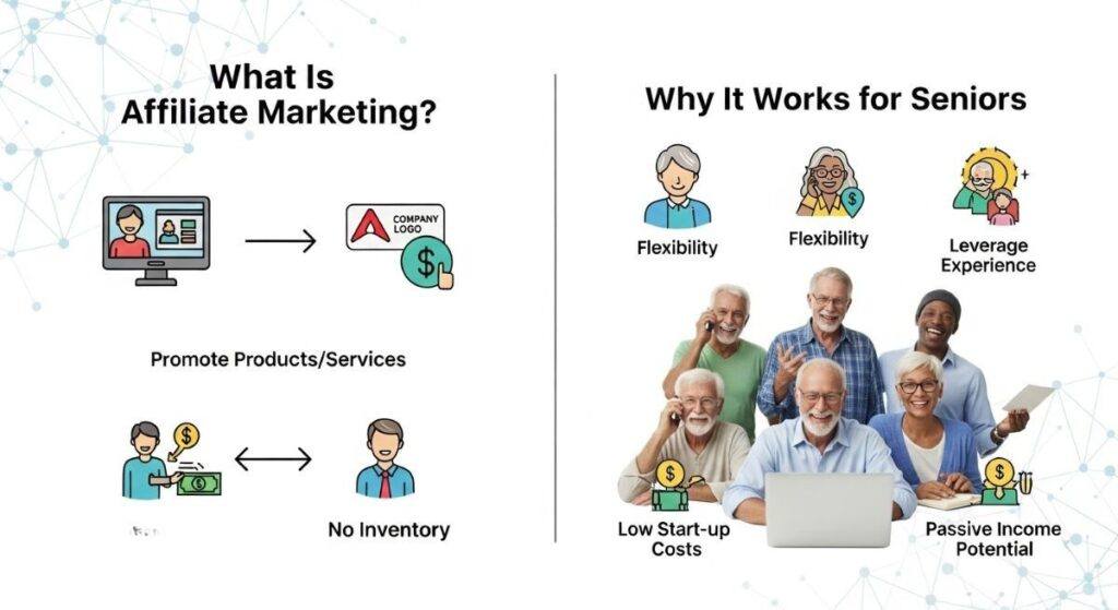 Affiliate Marketing Starter Guide for Seniors
What is Affiliate Marketing and Why It Works for Seniors