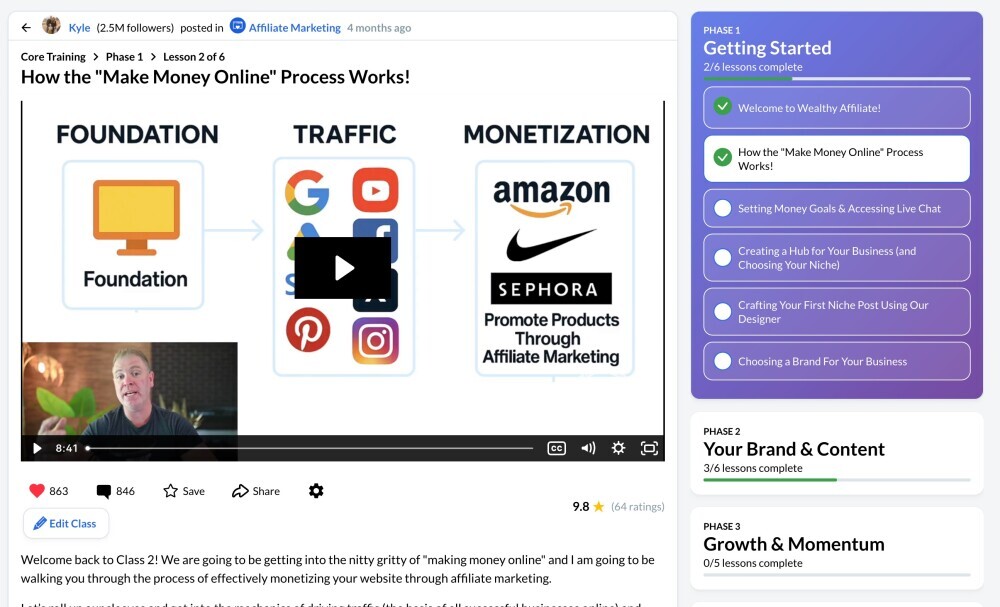 GETTING STARTED PAGE IN WA
Wealthy Affiliate Review 2025 – Can Seniors Really Build Income Online?