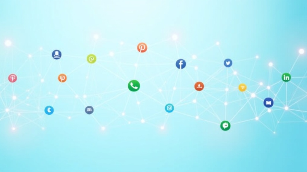 Social Media Platforms Preferred By Baby Boomers
Colorful network of social media icons arranged in a pattern over a soft blue background with abstract digital connections