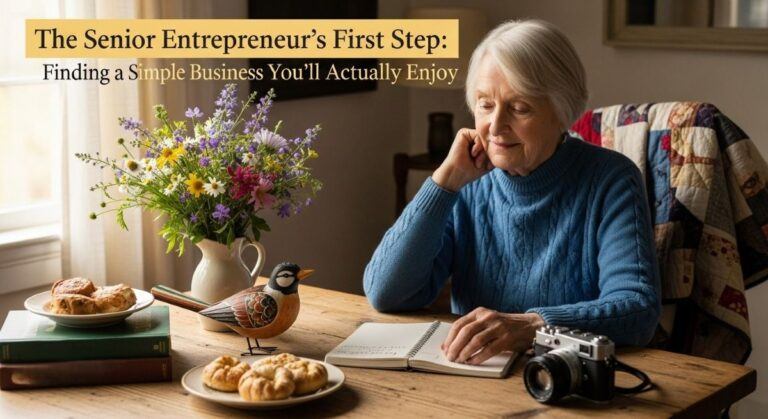 The Senior Entrepreneur’s First Step: Finding a Simple Business You’ll Actually Enjoy